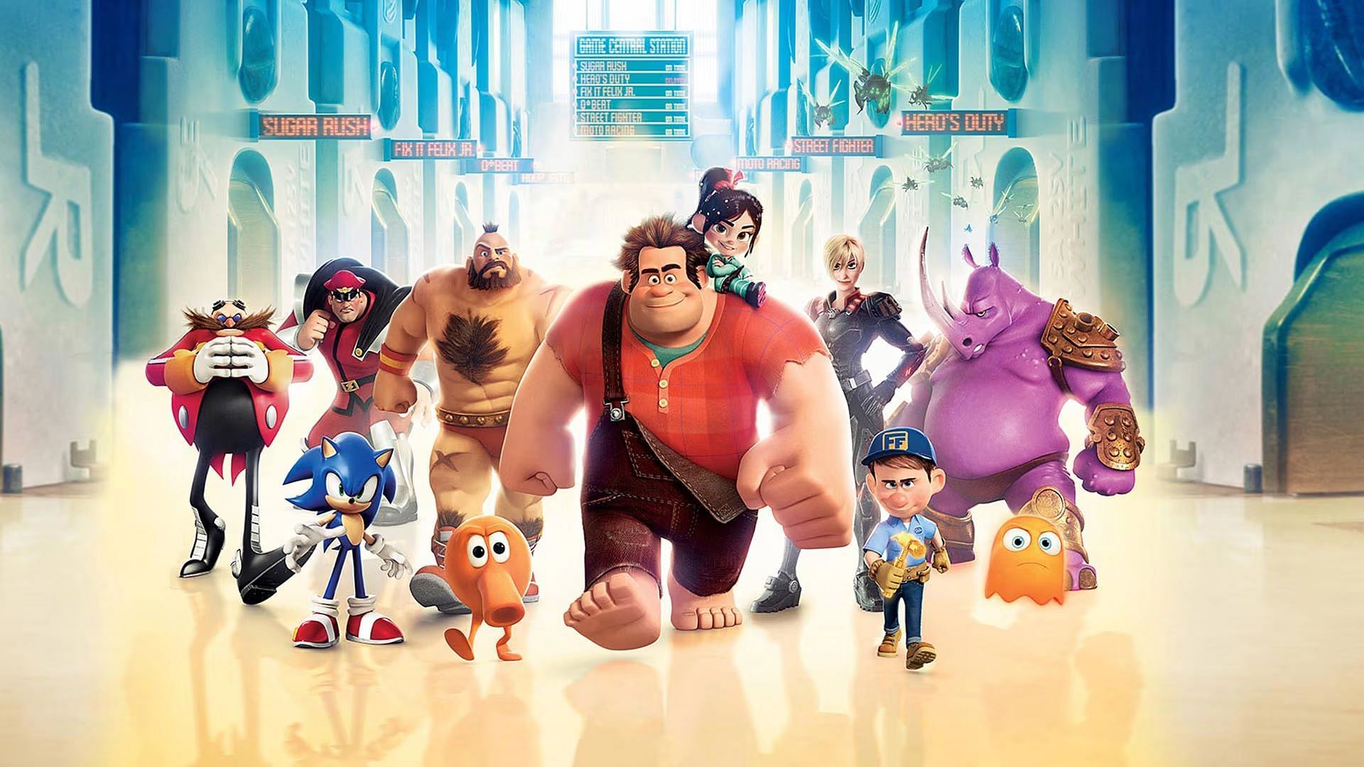 The cast of Wreck-It Ralph (Image via JioHotstar)